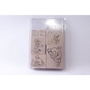 Family and Friendship, Message Stamp Set, Happiness, Children, Couple, Stampin
